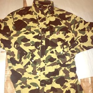Bape - A Bathing Ape Men’s Button Down Shirt -Sz M